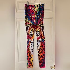 Lisa Frank Inspired Print Leggings - Size XS